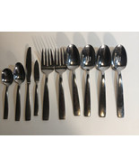 Oneida Metra Stainless Dinner Serving Spoon Fork Knife Set 10 Pc - $31.97 CAD