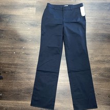 New Dockers Original Fit Black Metro Uniform Pants Size 8P Not Hemmed - £11.79 GBP