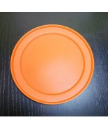 Tupperware 1207-22 Orange Replacement Round Lid 7&quot; Seal-N-Serve Vintage - €11,31 EUR
