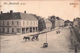 ZAYIX Bahngasse (Train Alley), Neustadt, Austria - Café Sladler c 1910 v... - £27.85 GBP