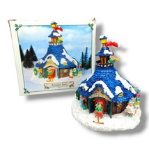 Vintage Christmas Village House Santa’s Town At The North Pole Reindeer Barn  - £26.77 GBP