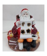 Vintage Santa Claus In Chair Making a List Lamp Christmas Works - €17,12 EUR