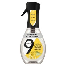 9 Elements Foaming Dish Spray, Dish Soap, Lemon Scent, 16 fl oz Bottle - $261.51 MXN