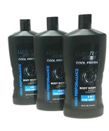 (LOT 3) Cool Fresh 3 in 1 Men Body Wash Shampoo &amp; Conditioner 24 Oz (710... - €34,14 EUR