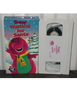 Barney Waiting For Santa VHS Tape Video 1999 Christmas Holiday TV Show L... - $24.70