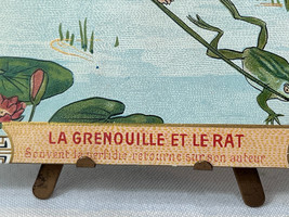 Anitq Le Bon Marché Frog And Rat Victorian Trade Card Parisian Departmen... - $29.65