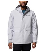 Columbia Mens Jacket Gray Grey Trail Utility Pockets Drop Tail Adjustabl... - $144.99