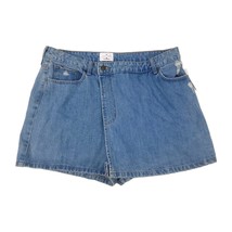 True Craft Denim Jean Skort Women 16 Blue Medium Wash Country Western Ca... - $18.99