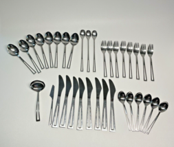 Towle Supreme APERTO 37 pc Lot Cutlery Stainless Flatware Set Japan MCM ... - $206.95
