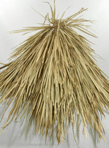 ** 30&quot; Round Mexican Palm Thatch Hipcap Cover Topper Tiki Hut Bar Roofin... - £34.36 GBP