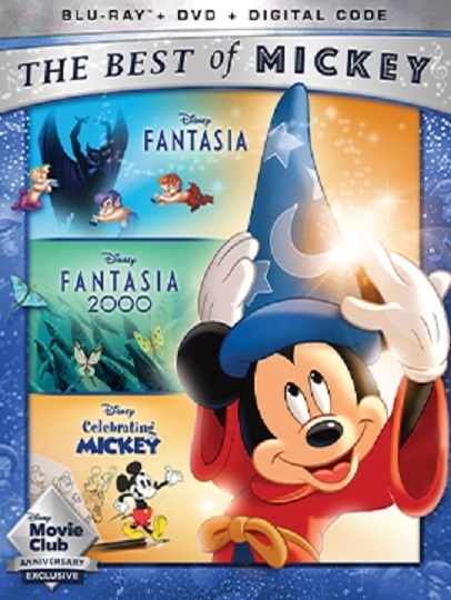Fantasia, Fantasia 2000, Celebrating Mickey Blu-ray + DVD + Digital Code NEW - $37.94