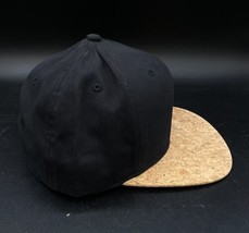 Yupoong-Classics Picture Organic Clothing Black Hat w/Cork Bill Snapback... - $19.79