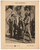 THE HUNTRESS (1923) Colleen Moore, Chief John Big Tree, Native Americans, Teepee - £119.62 GBP