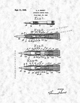 Automatic Center Punch Patent Print - Gunmetal - £6.35 GBP+