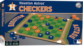 Houston Astros MLB Baseball Field Design Checkers Board Game Orange/Blue Age 6+ - £26.52 GBP