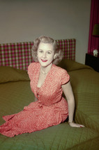 Margaret Whiting Singer Vintage Pose on Bed 1947 18x24 Poster - £19.11 GBP