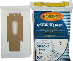 Oreck Vacuum Cleaner Bags To Fit Style Cc; And All Xl Upright Models 8 Pk.; New - $16.64