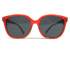 ONE Sunglasses 1-BLA1060 C8/C8 Brown Bright Red Square Frames with Black Lenses - £18.53 GBP