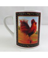 Bay Island Colorful Rooster 3.75&quot; Coffee Cup Mug - $9.89