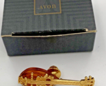 VTG AVON Lucite Celluloid Mandolin Banjo Musical Instrument Concert Broo... - $28.45