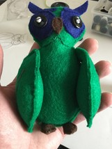 Hand-sewn Great Horned Owl Plushy - £9.50 GBP