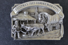 1983 Christmas Commemorative belt buckle- NEW - £27.38 GBP