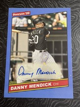 2020 Panini Donruss Danny Mendick Retro Auto White Sox Autograph - £7.81 GBP