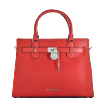 Women&#39;s Handbag Michael Kors Hamilton Red 34 x 26 x 15 cm (S0379740) - £226.74 GBP