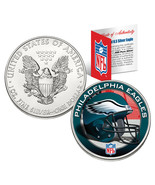 PHILADELPHIA EAGLES 1 Oz American Silver Eagle US Coin NFL OFFICIALLY LI... - £67.07 GBP