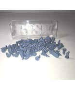 RISK 1998 Board Game Replacement Pieces: 60 Blue Army Pieces VINTAGE plu... - $12.78 CAD