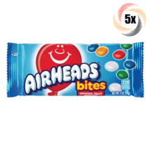 5x Packs Airheads Original Fruit Assorted Flavors Chewy Candy Bites | 2oz - £11.72 GBP