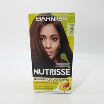 Garnier Nutrisse Nourishing Color Cream Cocoa Bean 43 Avocado Olive Shea Oils - £6.56 GBP