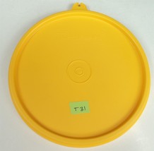 T31 Tupperware Replacement Round Container Lid - Yellow - 5.75&quot; - $7.84