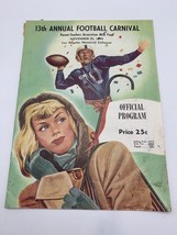 THE 13TH ANNUAL  FOOTBALL CARNIVAL, 10 TEAMS, L.A. COLISEUM, NOV.26, 1949 - €8,43 EUR