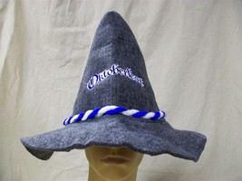 Heavy Gray Peasant Oktoberfest Hat German Hillbilly Beer Party Commoner Unisex - £10.43 GBP