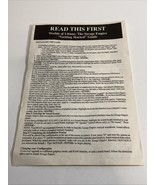 Worlds of Ultima The Savage Empire Installation Guide Paper Insert Origi... - $9.89