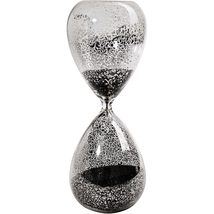 A&amp;B Home 75017-BLAC-DS Luna Black Sand/Clear Hourglass - £26.11 GBP