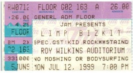 Limp Bizkit Kid Rock Biglietto Del Concerto 12 Luglio 1999 St. Paul Minnesota - £31.94 GBP