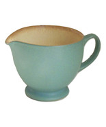 Denby Teal Blue Creamer Luxor Pattern with Tan Speckled Interior Retired... - $558.53 MXN
