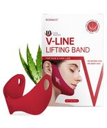 ROWMATE Chin Strap Toning Hydrogel Collagen Mask Hyaluronic Acid Red 10 pcs - $211.24 MXN