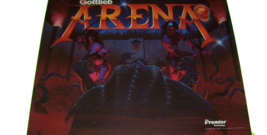 Arena Pinball Machine Translite Original 1987 Vintage Fantasy Sci-Fi Art... - $168.08