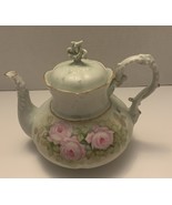 tea pots vintage floral Irene and steven may 5 1984 7 inches high 9 inch... - $951.97 MXN