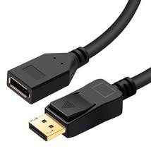 Displayport 1.2 Extension Cable 2K/144Hz 4K/60Hz, Displayport Male To Di... - £15.72 GBP