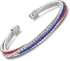 USA American Flag Bracelet  - £21.05 GBP