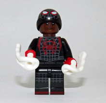 Toys Miles Morales Spider-Man Into the Spider-Verse Minifigure Custom - £5.11 GBP