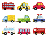Diamond Rhinestone Painting Fun Craft KIT Stickers Cars Trucks Arts Vehi... - $14.01
