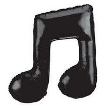 Music Note Helium Balloon - 16th Note - £7.74 GBP