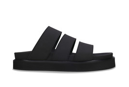 Sandales véganes noires nu-pieds enfiler spot on mule semelle souple eté... - $125.85