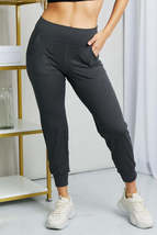 Leggings Depot Full Size Wide Waistband Cropped Joggers - $14.39