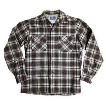Vintage Pendleton Wool Flannel Shirt Size Medium Flap Pocket Size Medium - £46.51 GBP